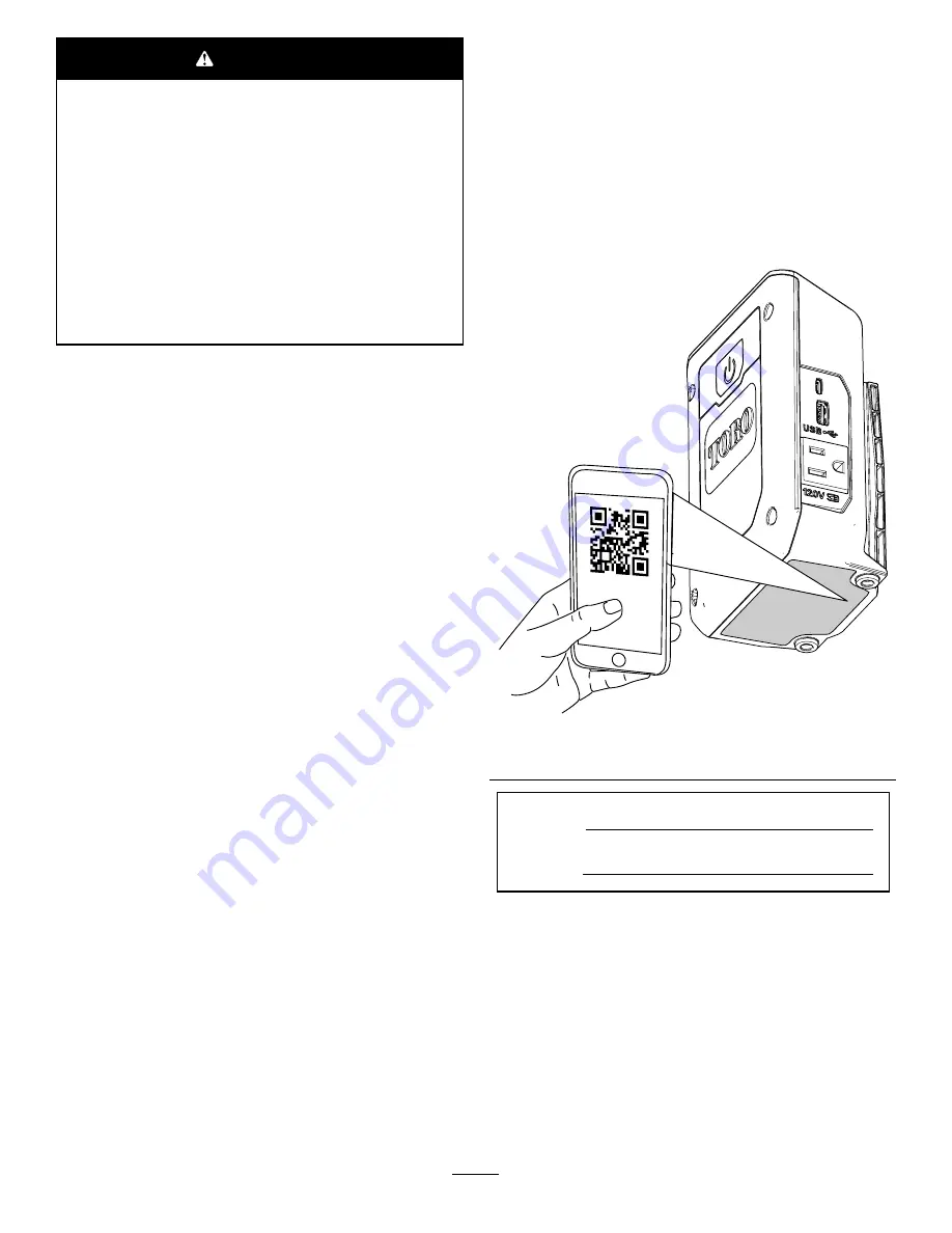 Toro 322000001 Operator'S Manual Download Page 4