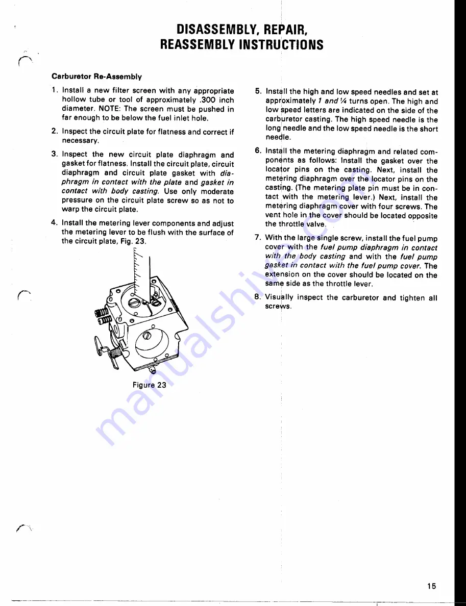 Toro 51603 Maintenance And Repair Manual Download Page 18