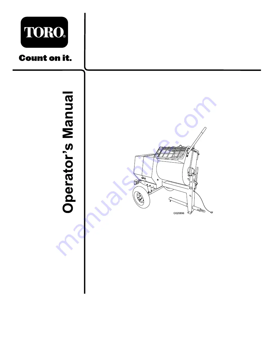 Toro 68012C Operator'S Manual Download Page 1