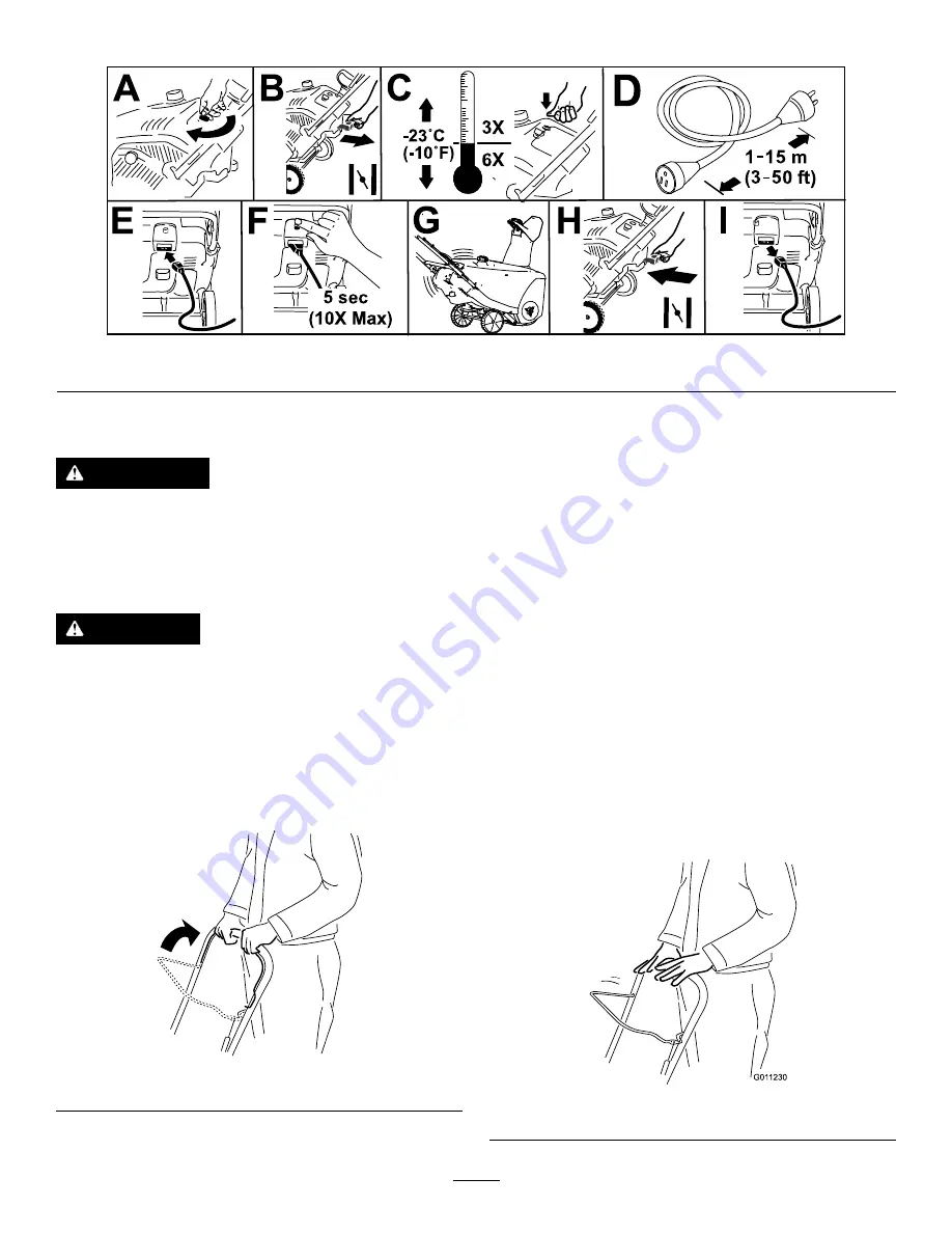 Toro CCR Quick Clear 38563 Operator'S Manual Download Page 12