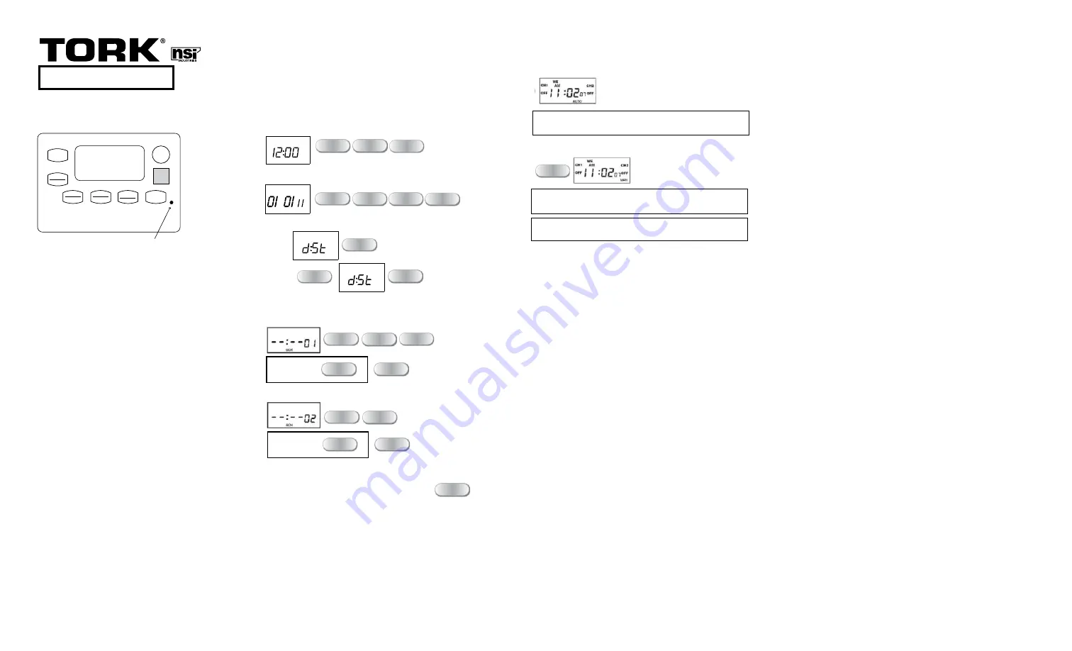 Toro E101B Programming Instruction Download Page 1