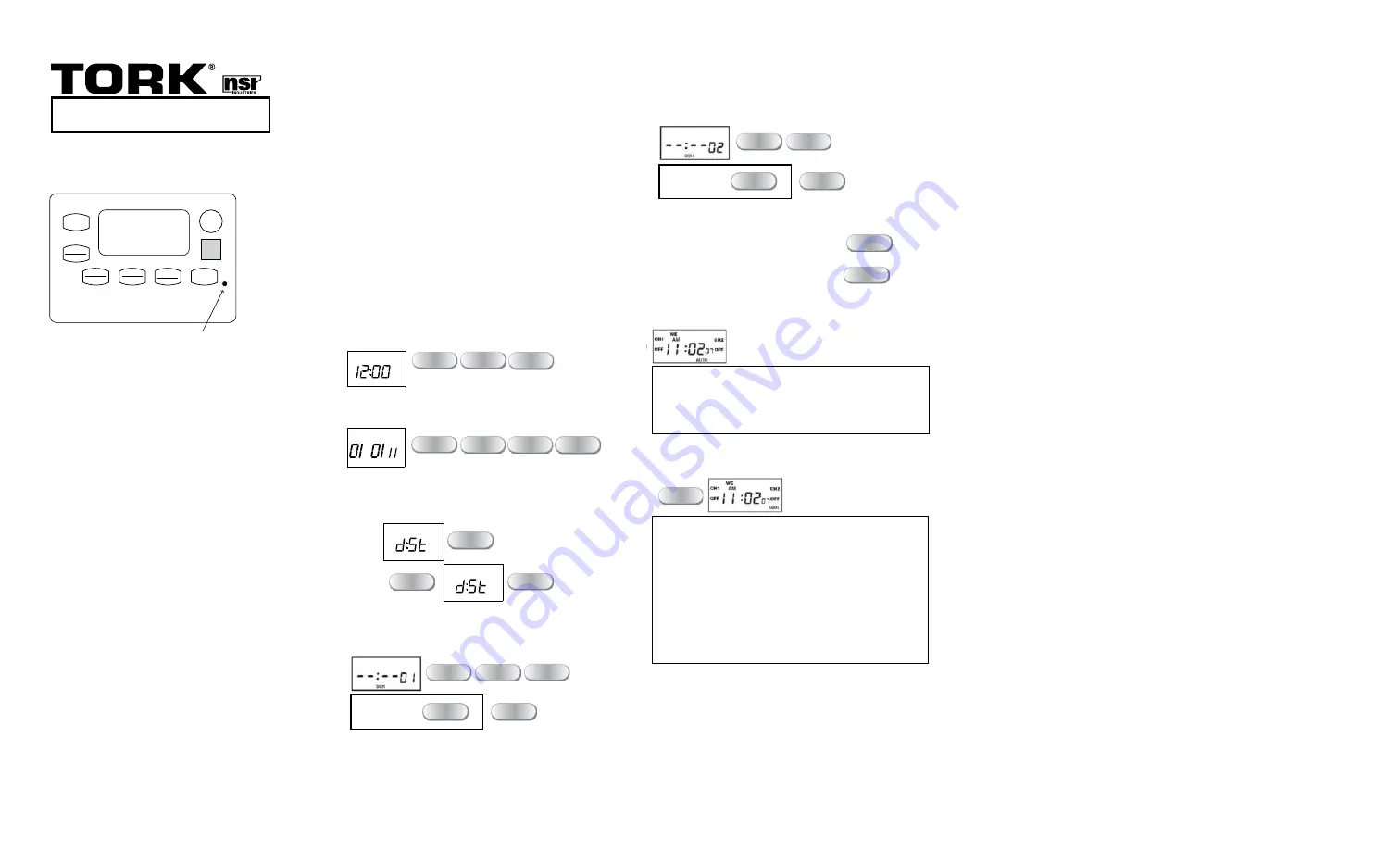 Toro E101B Programming Instruction Download Page 2