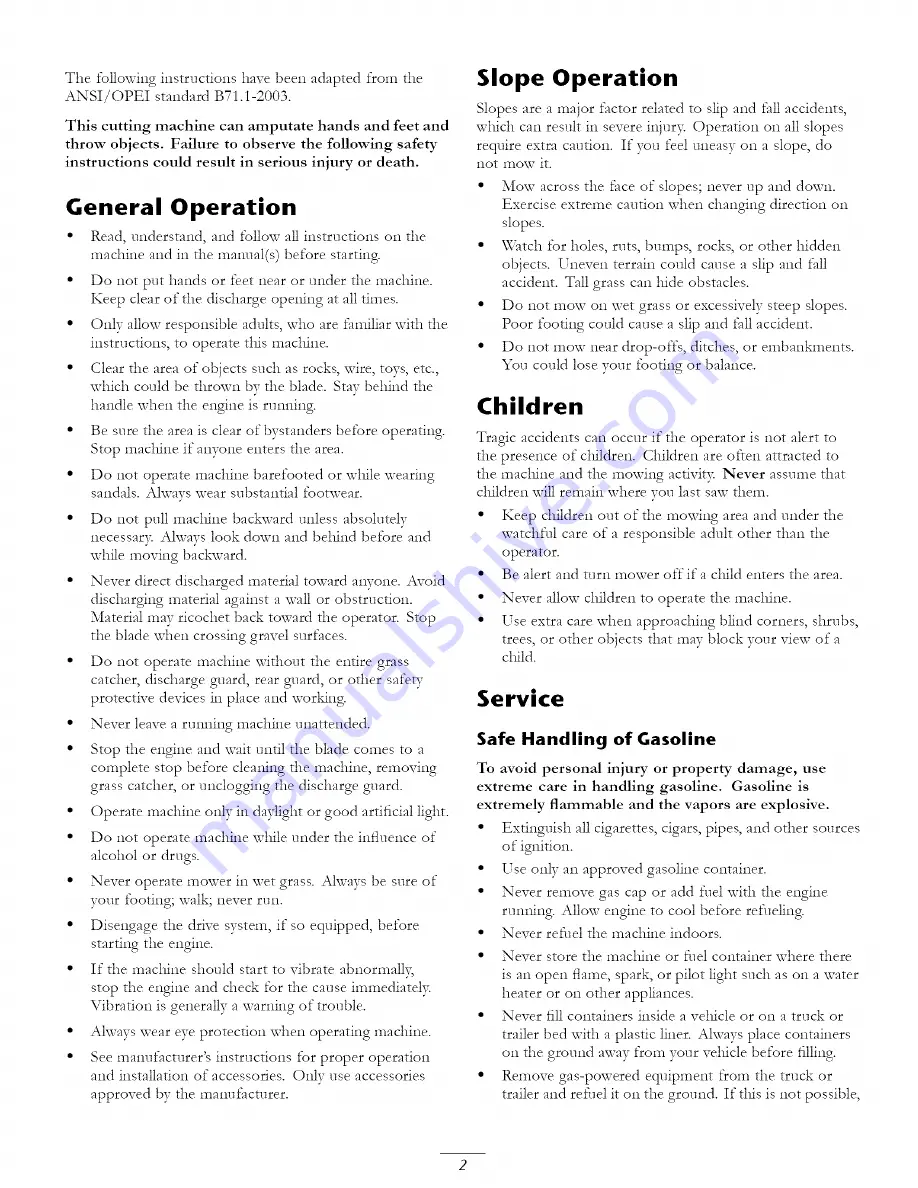 Toro Recycler 20070 Operator'S Manual Download Page 2