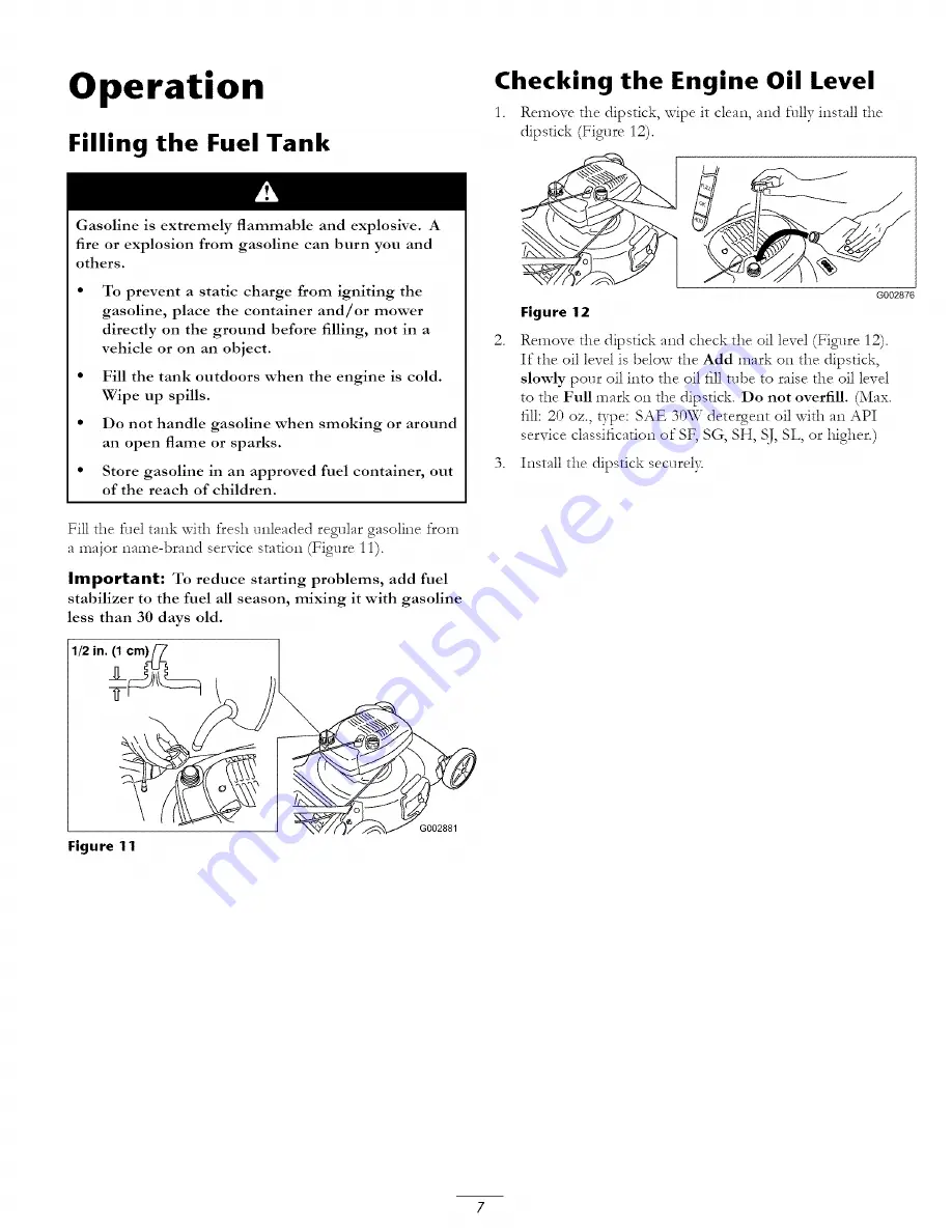 Toro Recycler 20070 Operator'S Manual Download Page 7