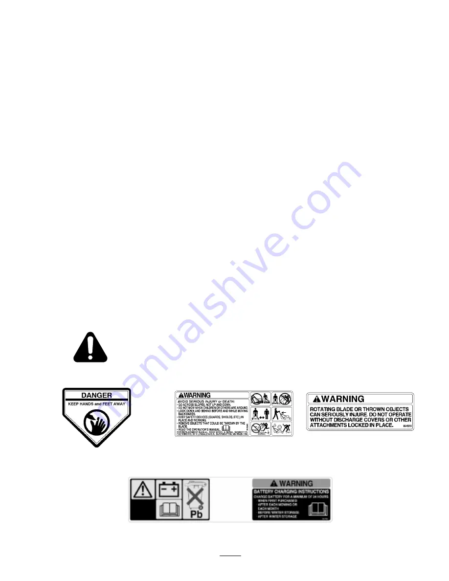 Toro Super Recycler 20045 Operator'S Manual Download Page 5