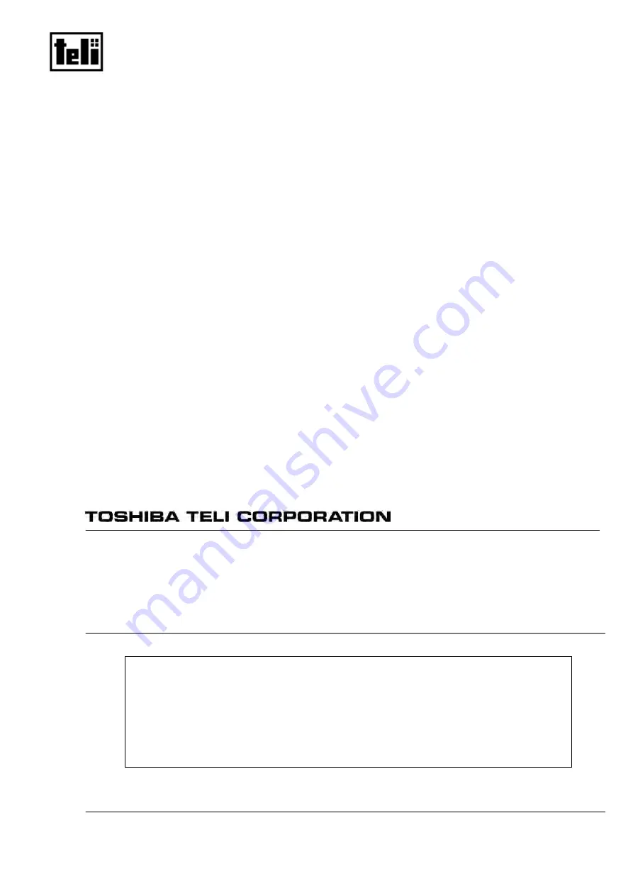 Toshiba teli CS5270B Скачать руководство пользователя страница 17