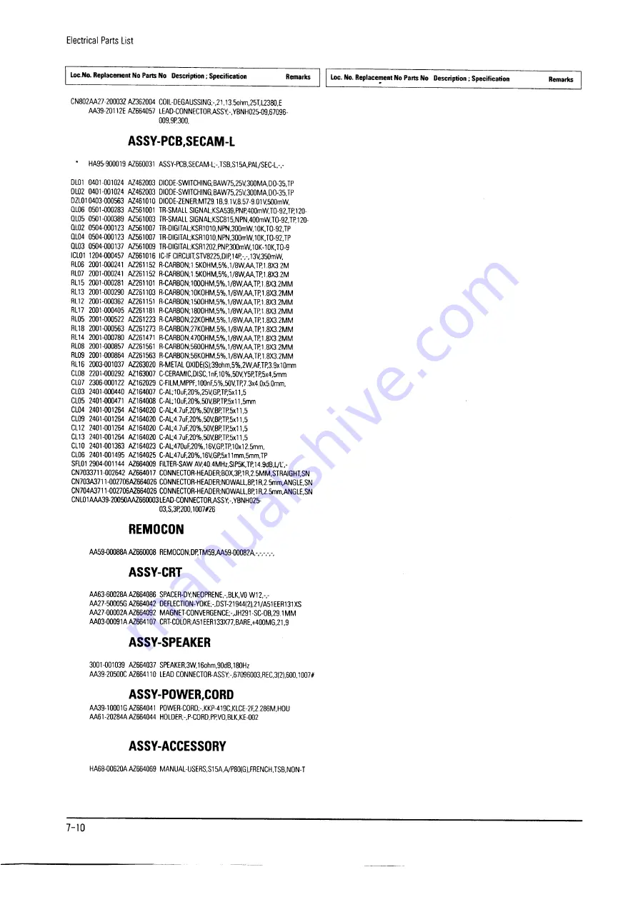 Toshiba 14R01B Service Manual Download Page 41