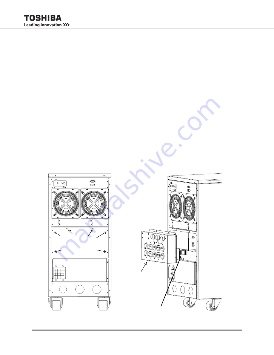 Toshiba 1600XP SERIES Installation And Operation Manual Download Page 60