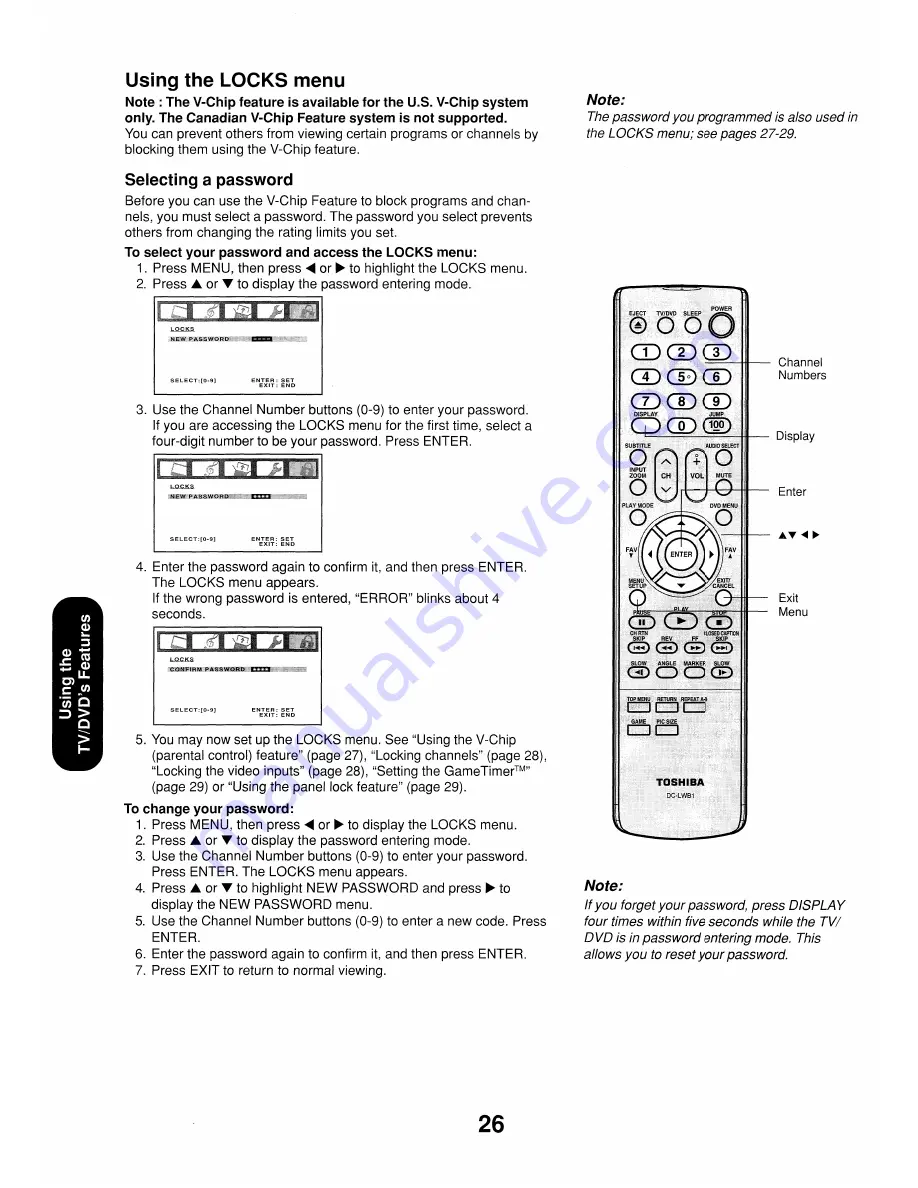 Toshiba 17HLV85 Owner'S Manual Download Page 26