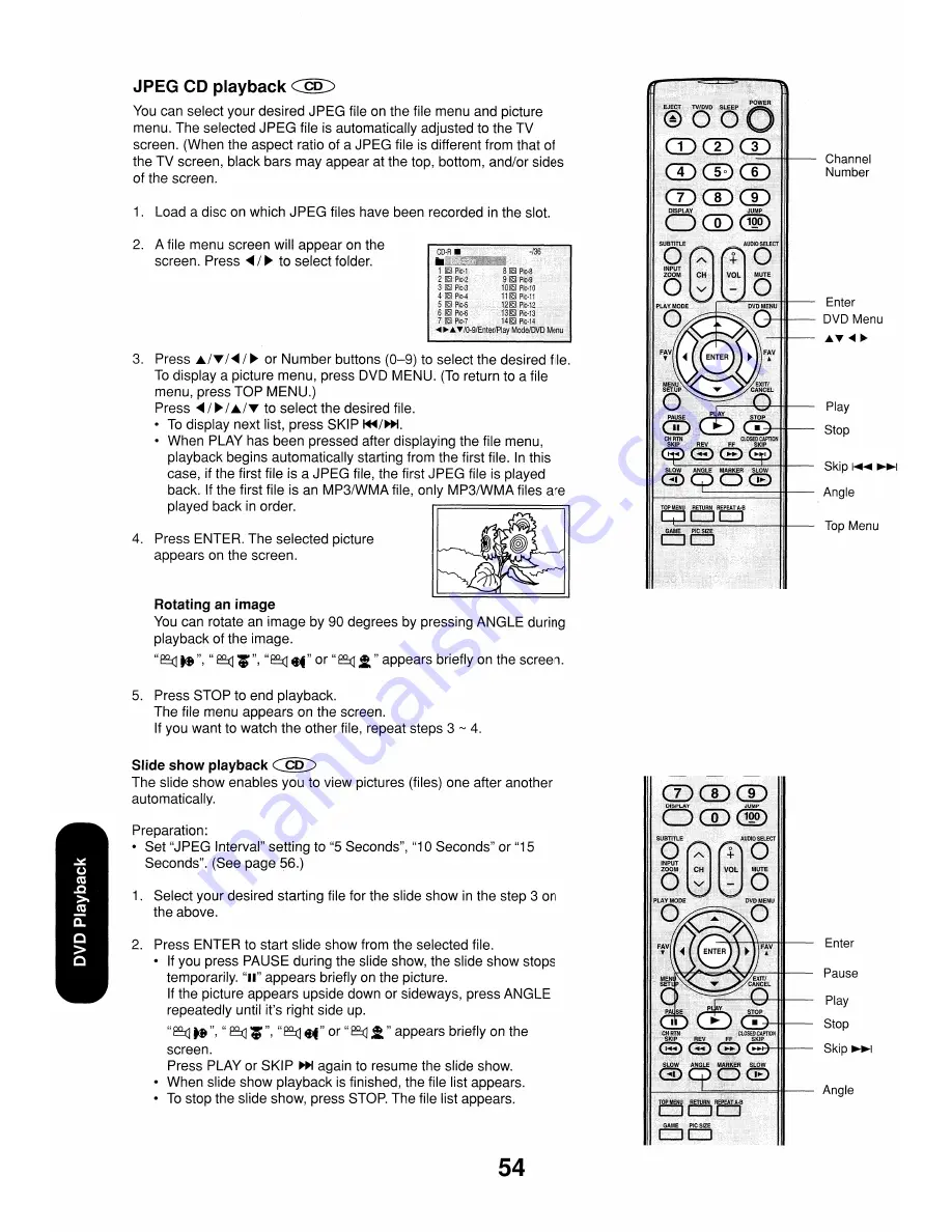 Toshiba 17HLV85 Owner'S Manual Download Page 54