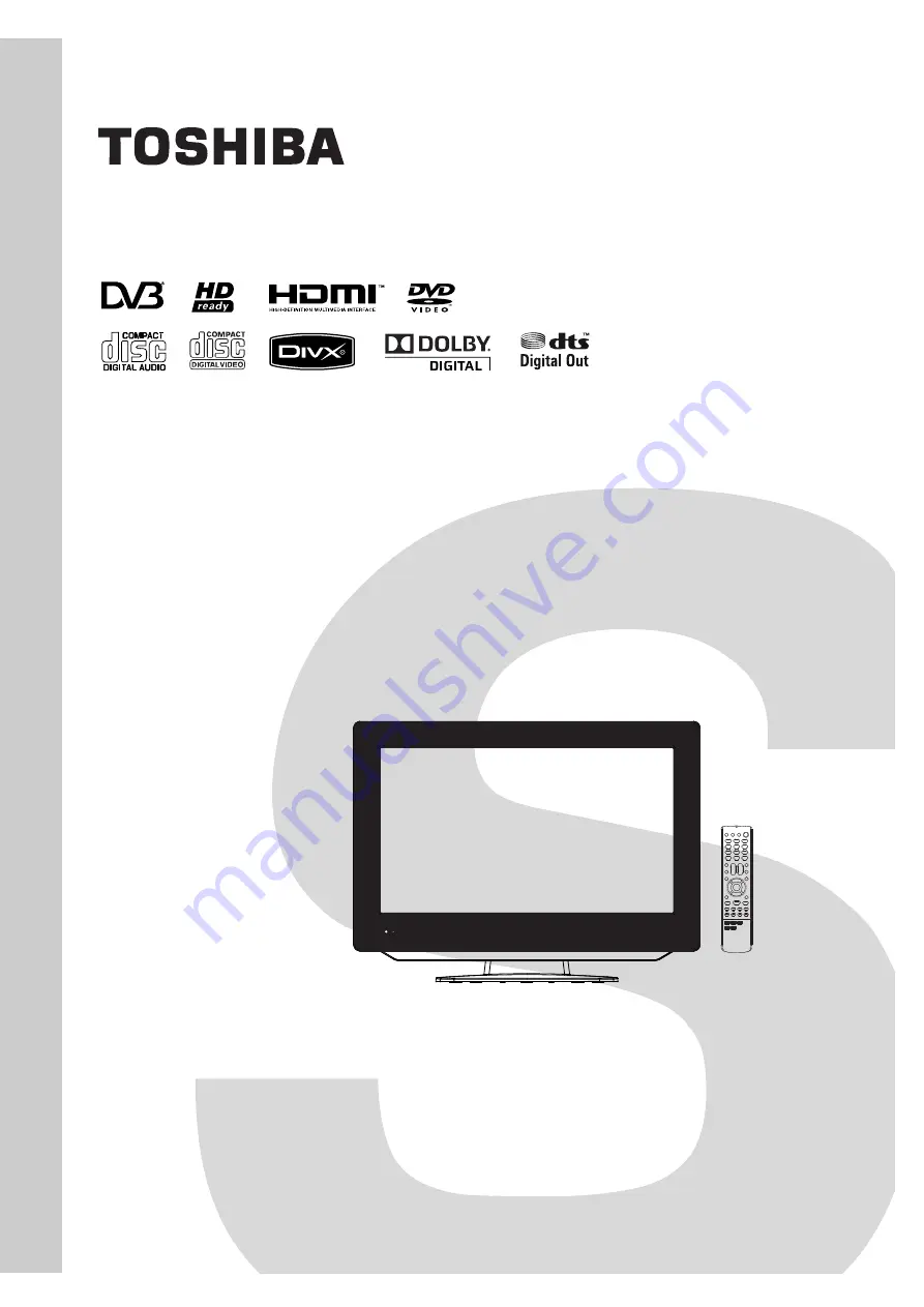 Toshiba 19DV616DG Service Manual Download Page 1