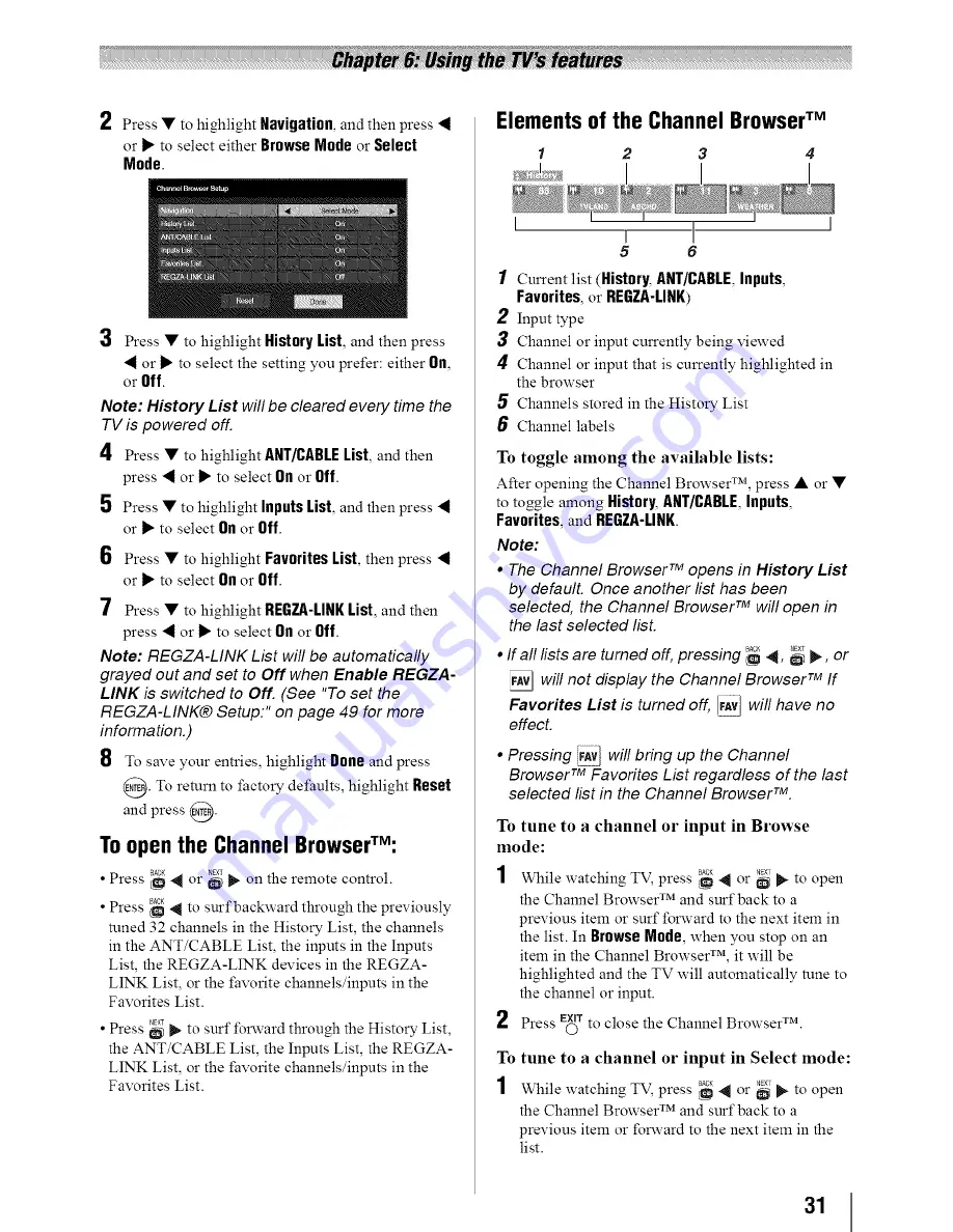 Toshiba 19SL410U Owner'S Manual Download Page 31