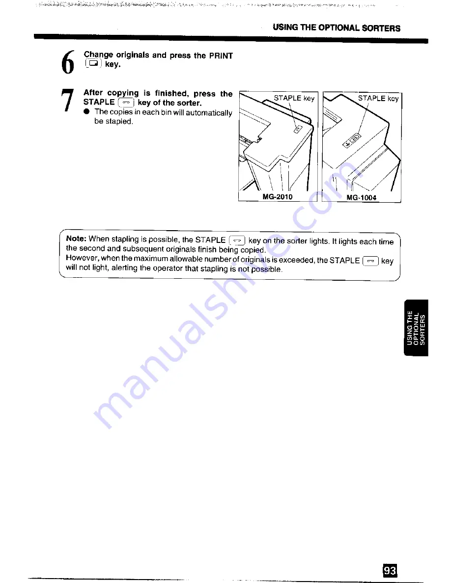 Toshiba 2060 Operator'S Manual Download Page 95