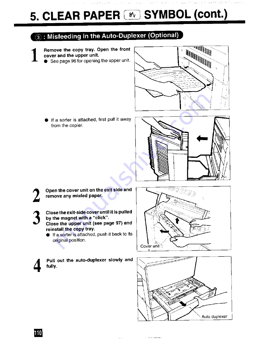 Toshiba 2060 Operator'S Manual Download Page 112