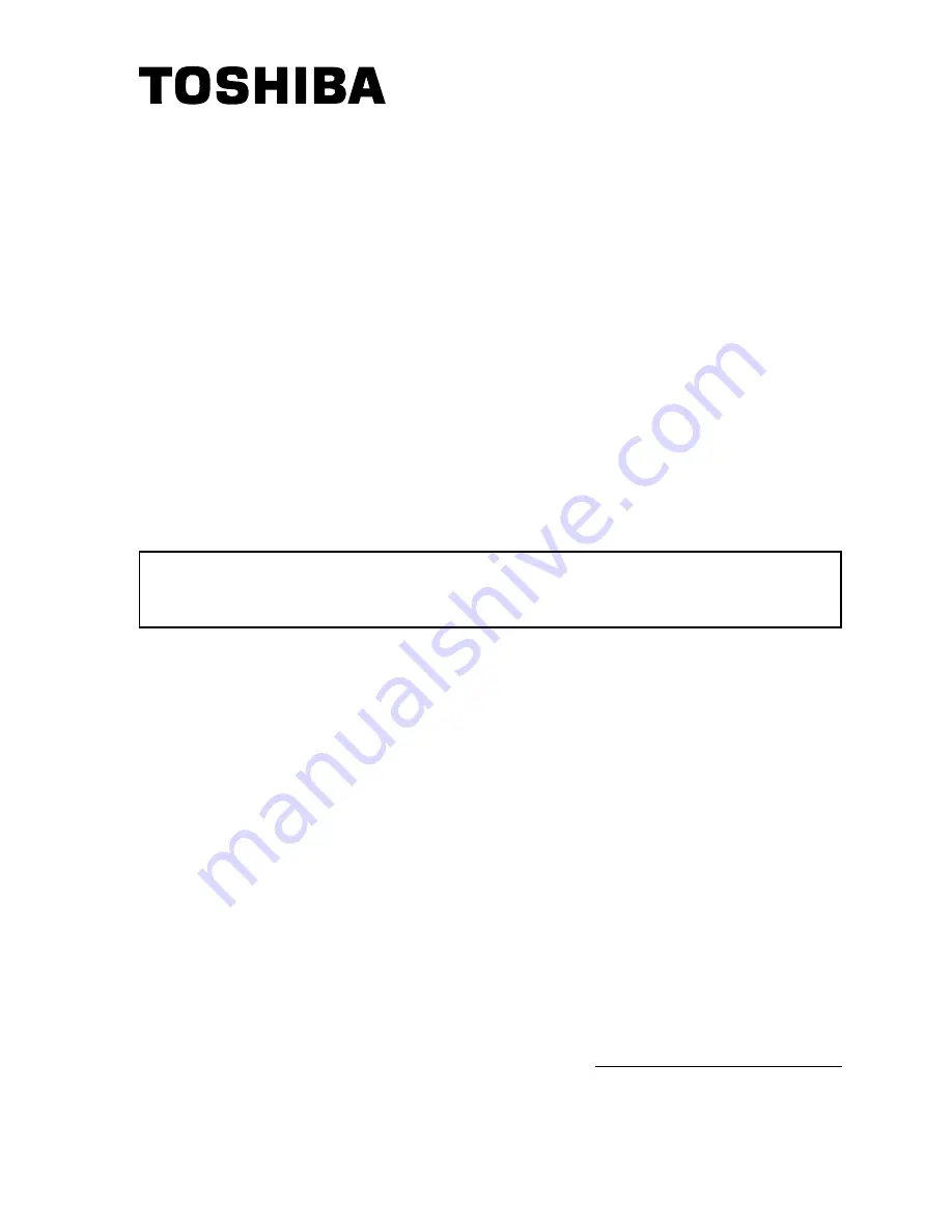 Toshiba 20A44 Service Manual Download Page 37