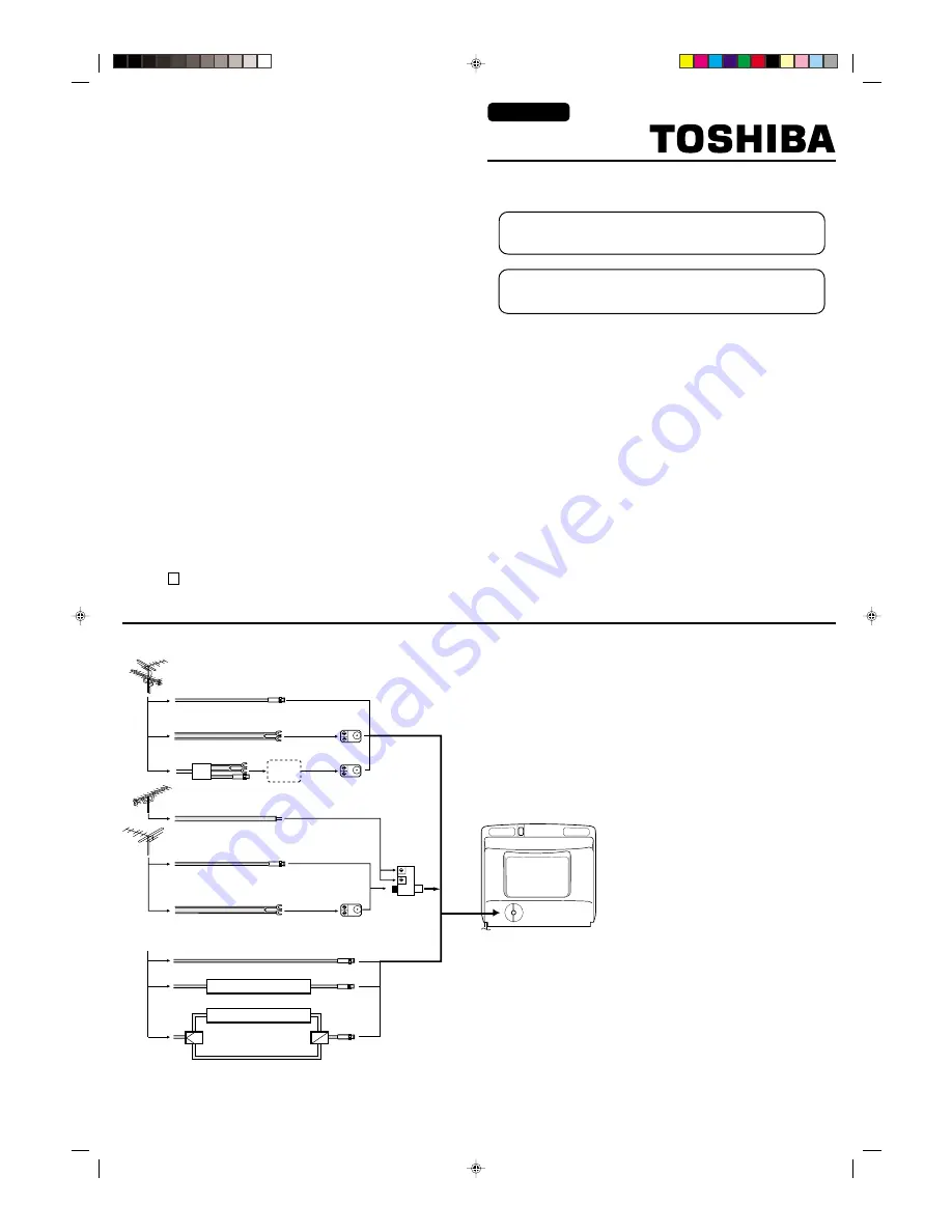 Toshiba 20AS21 Owner'S Manual Download Page 1