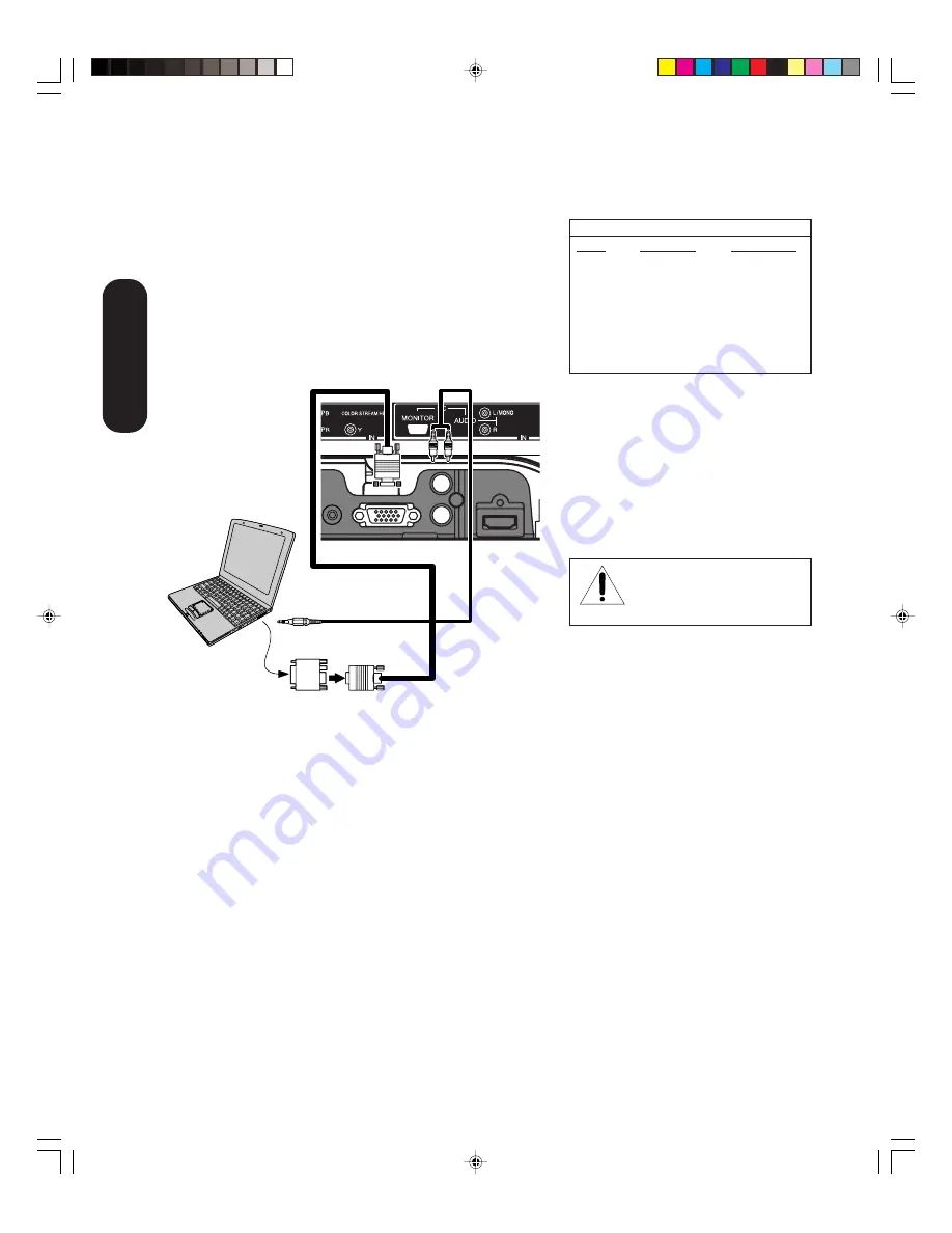 Toshiba 20HLV16 Owner'S Manual Download Page 20