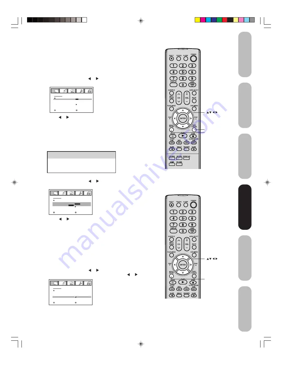 Toshiba 20HLV16 Owner'S Manual Download Page 39