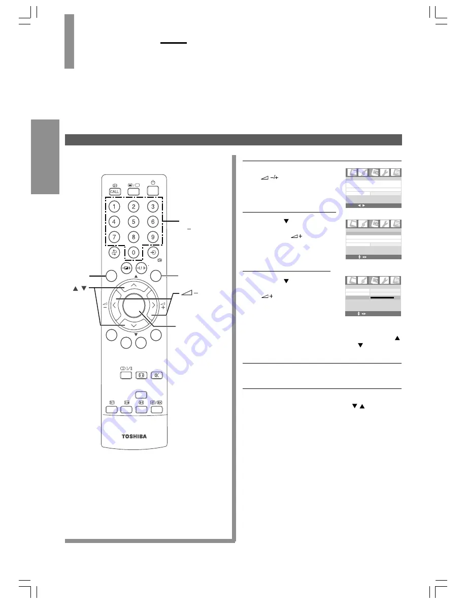 Toshiba 20VL66E Скачать руководство пользователя страница 16