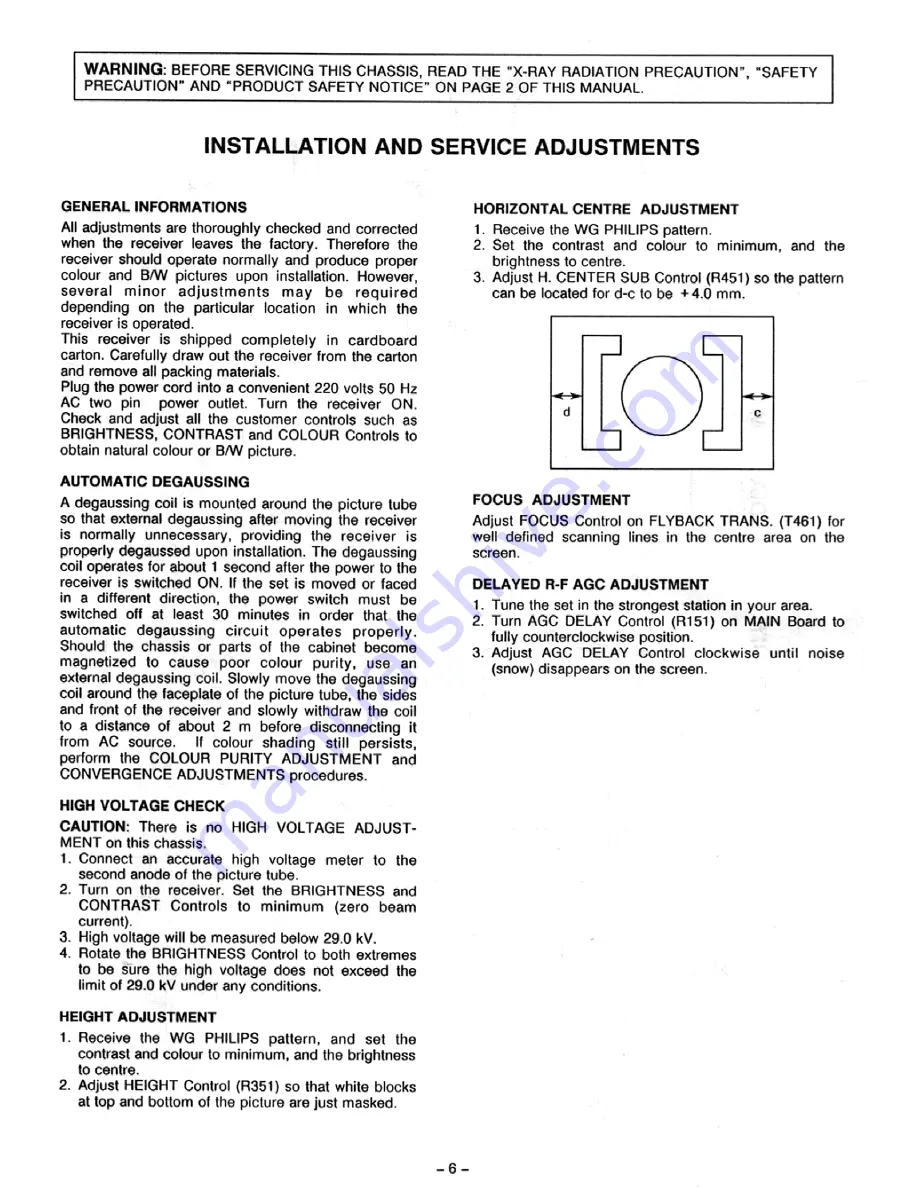 Toshiba 2140TD Service Data Download Page 6