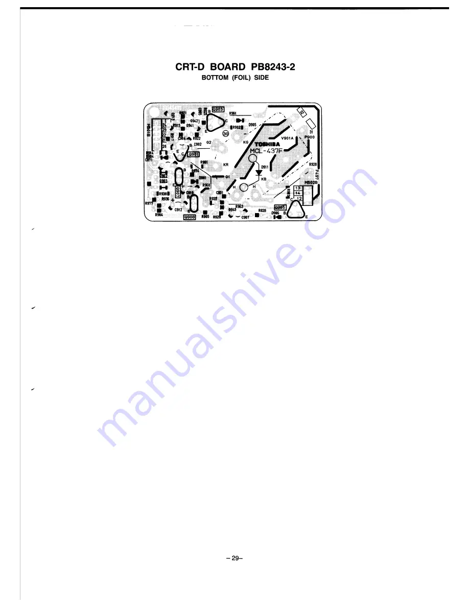 Toshiba 21G3XHE Service Manual Download Page 29