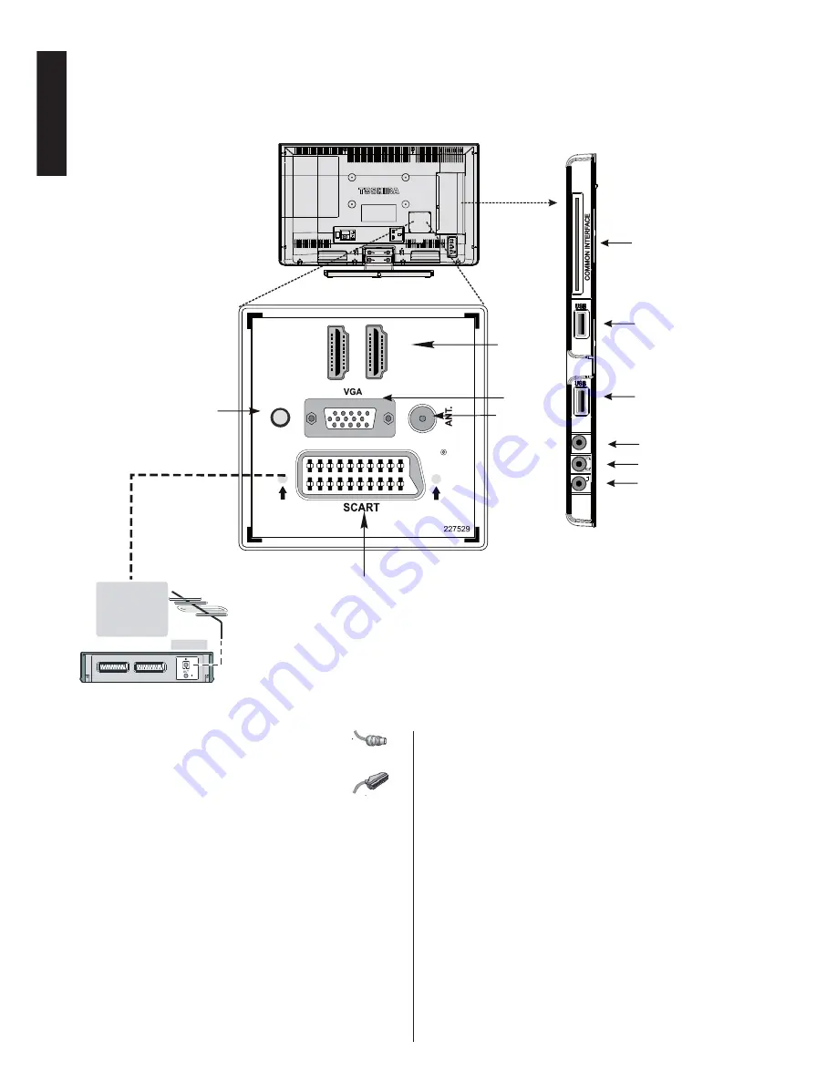 Toshiba 22L1300A Скачать руководство пользователя страница 9