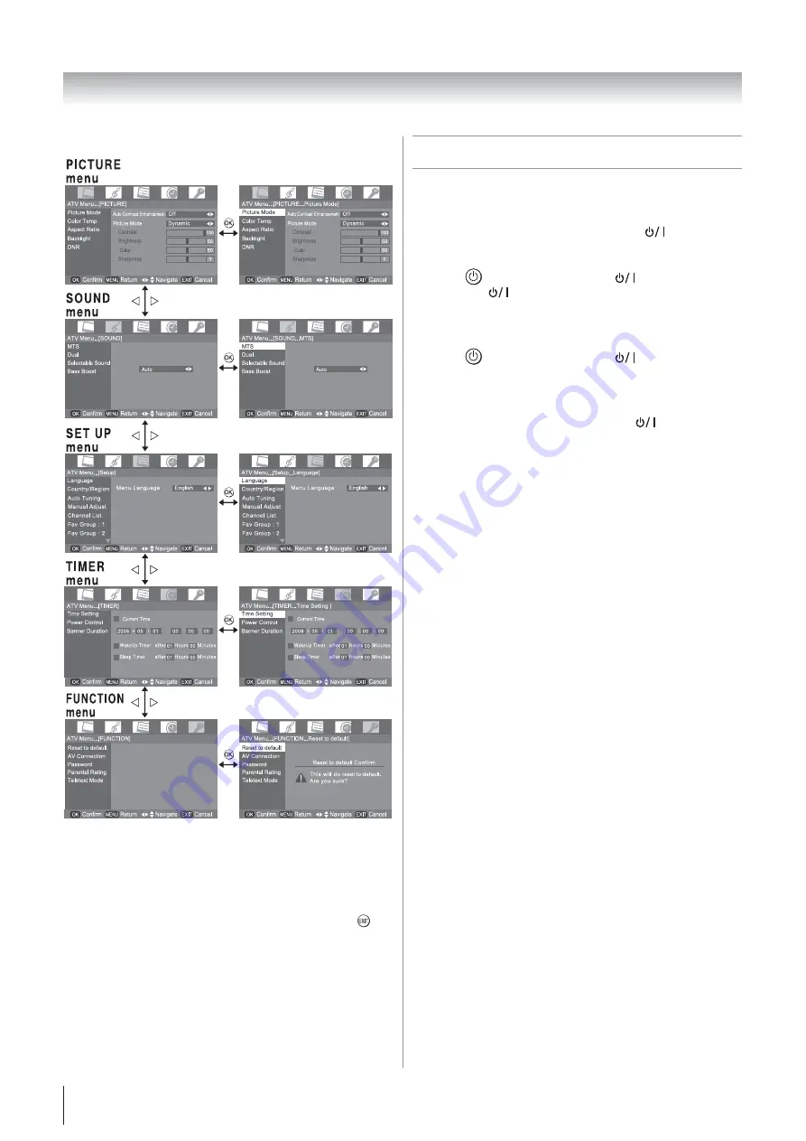 Toshiba 26AV500A Скачать руководство пользователя страница 12