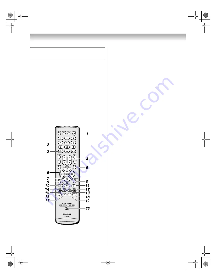 Toshiba 26HL37 Скачать руководство пользователя страница 19