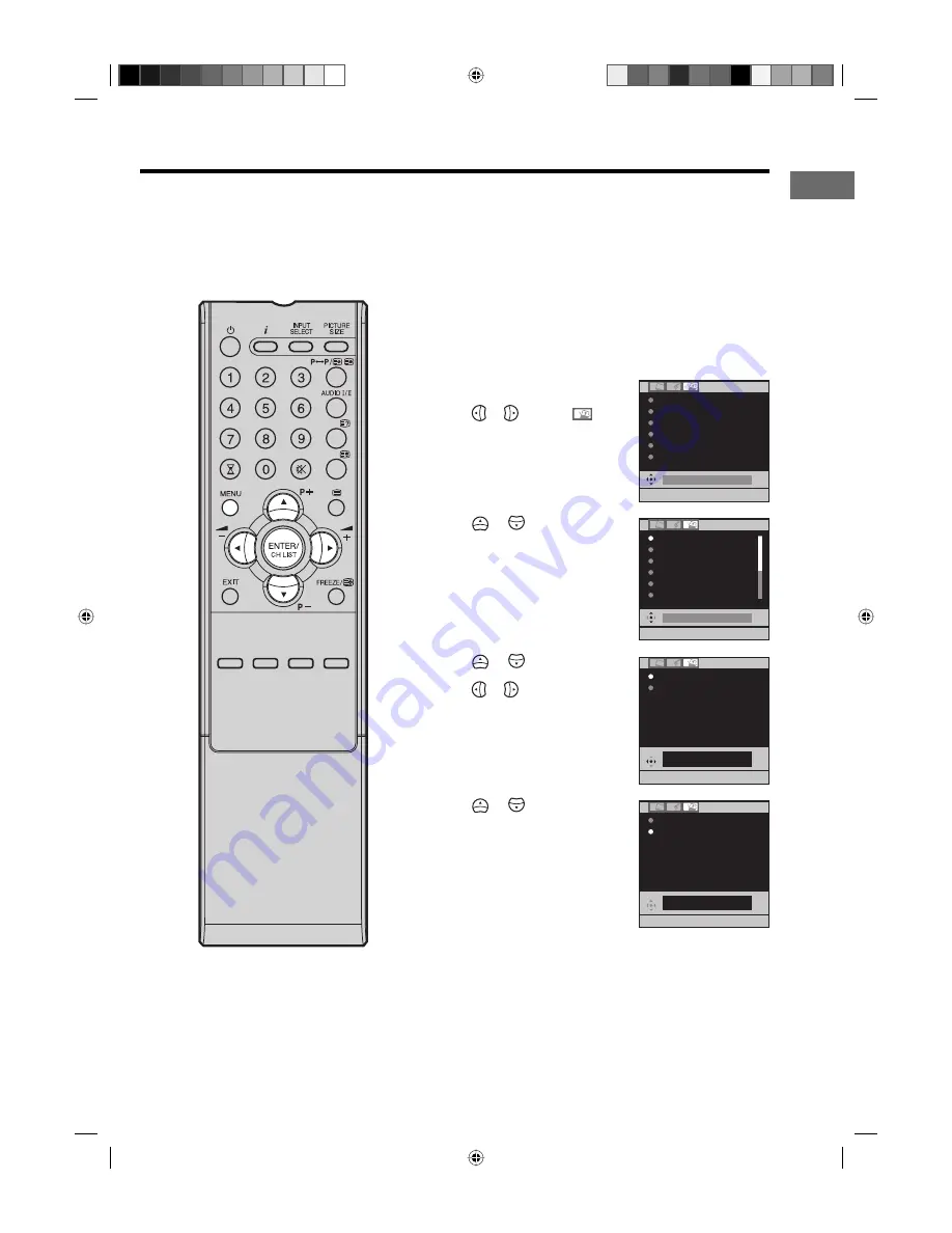 Toshiba 26W300P Скачать руководство пользователя страница 13