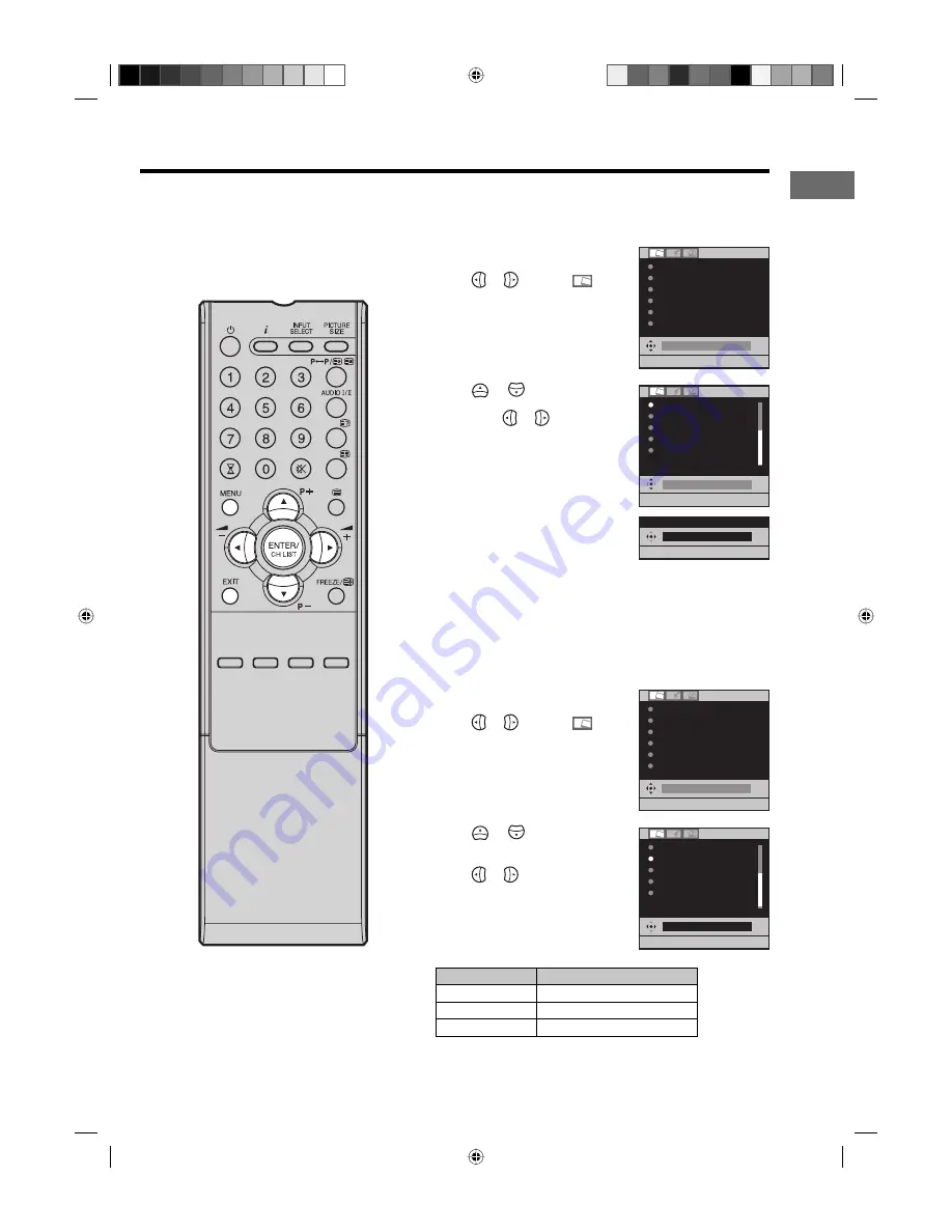 Toshiba 26W300P Скачать руководство пользователя страница 25