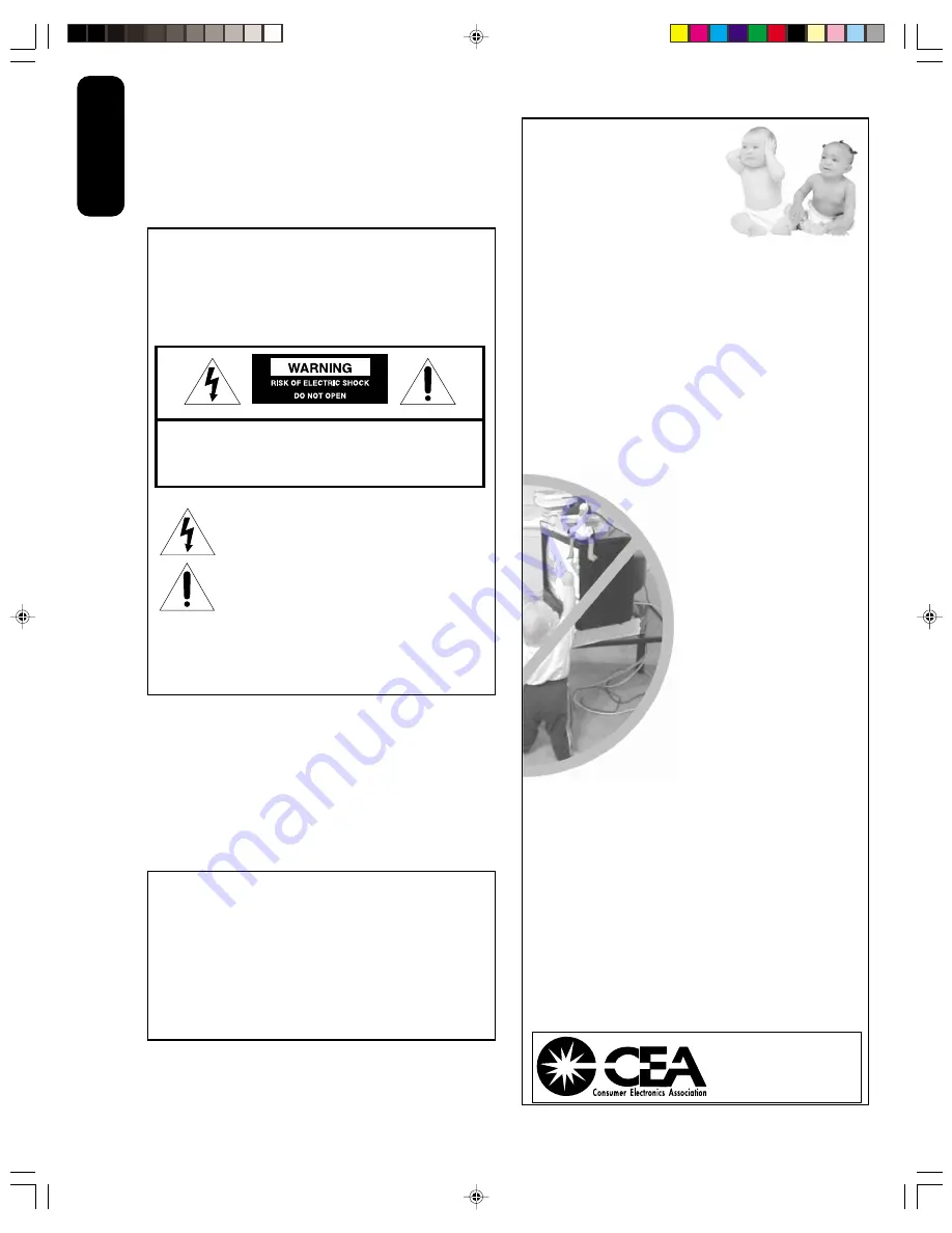 Toshiba 27A46C Owner'S Manual Download Page 2