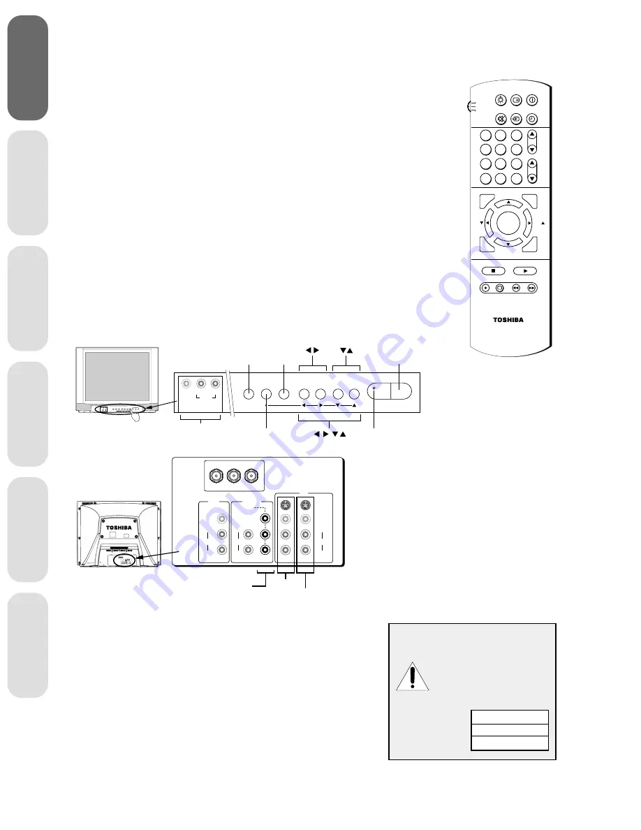 Toshiba 27AF61 Скачать руководство пользователя страница 6