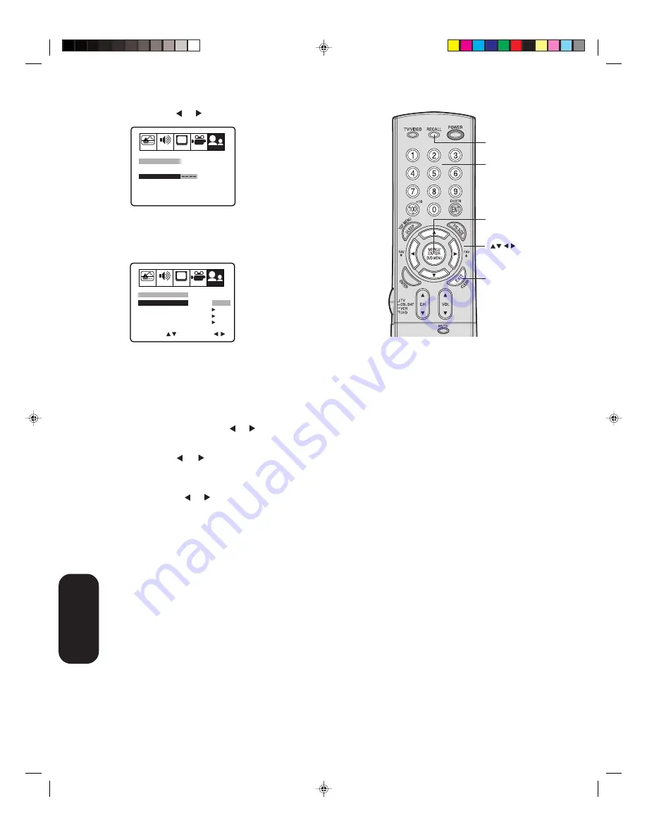 Toshiba 27AFX54 Скачать руководство пользователя страница 58