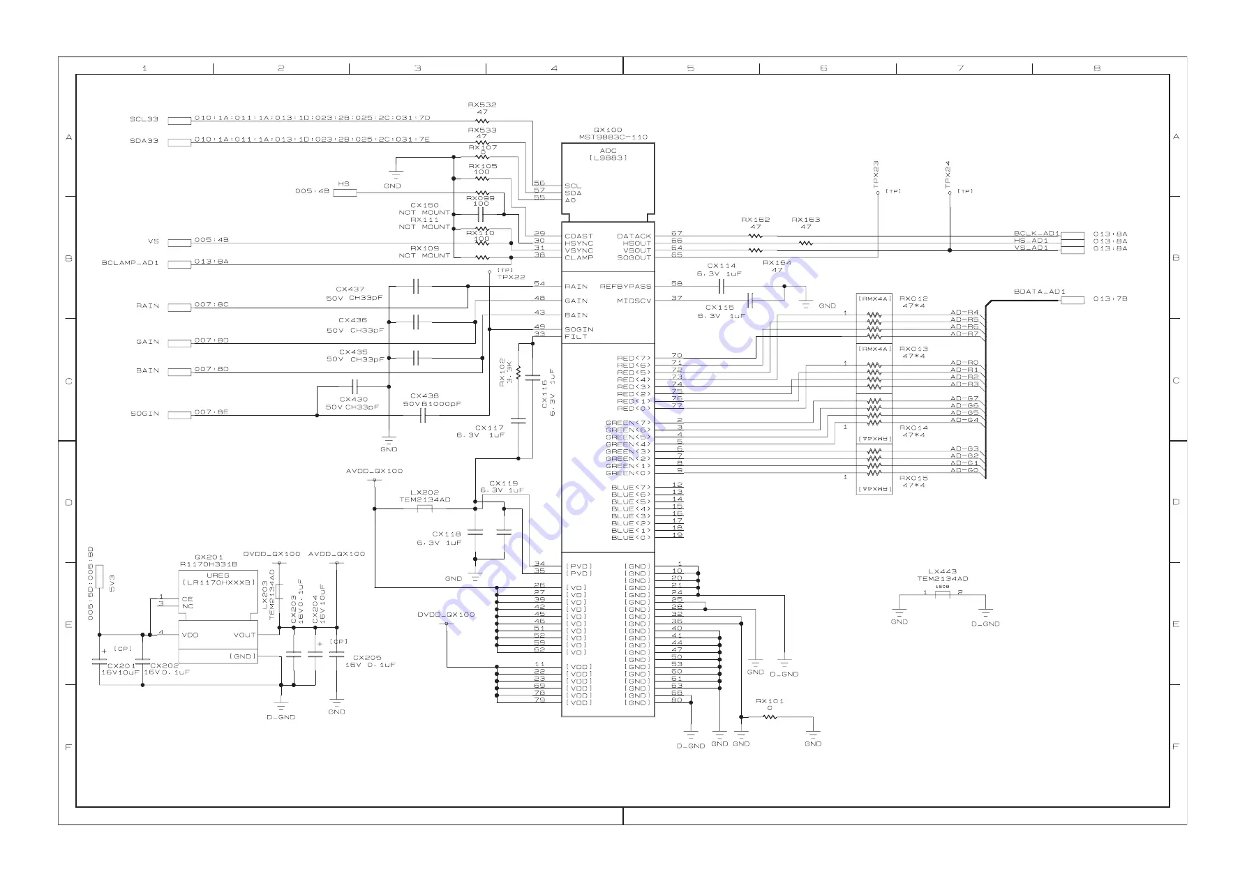 Toshiba 29CJZ8UR Service Manual Download Page 55