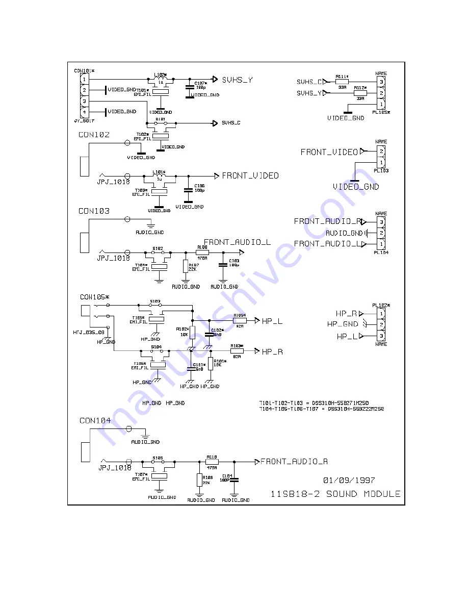 Toshiba 29VH27D Service Manual Download Page 111