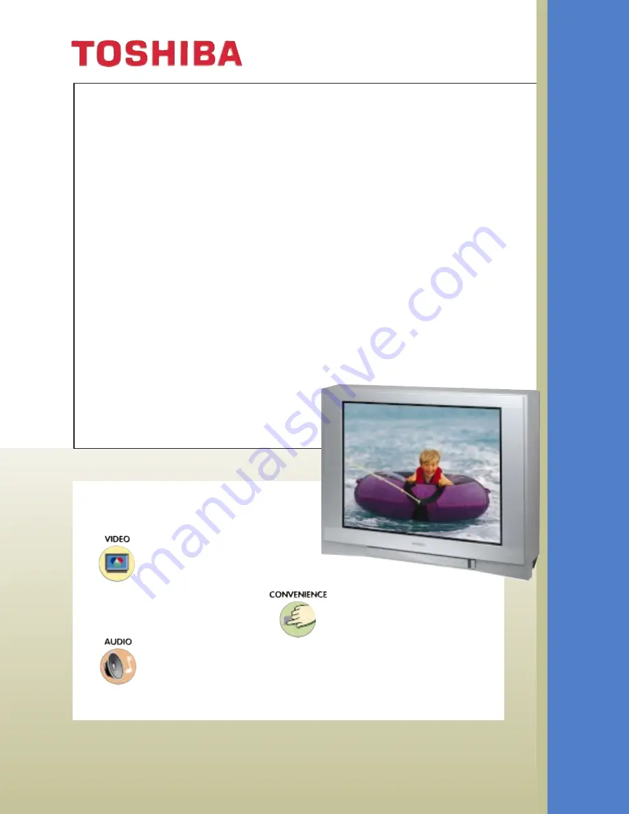 Toshiba 32AF62 Specifications Download Page 1