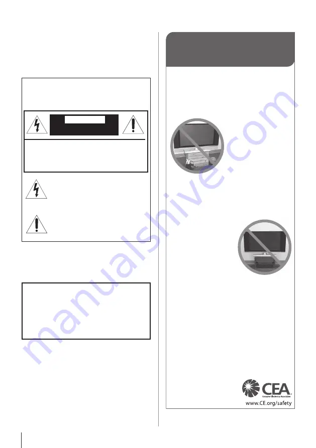 Toshiba 32C110U Owner'S Manual Download Page 2