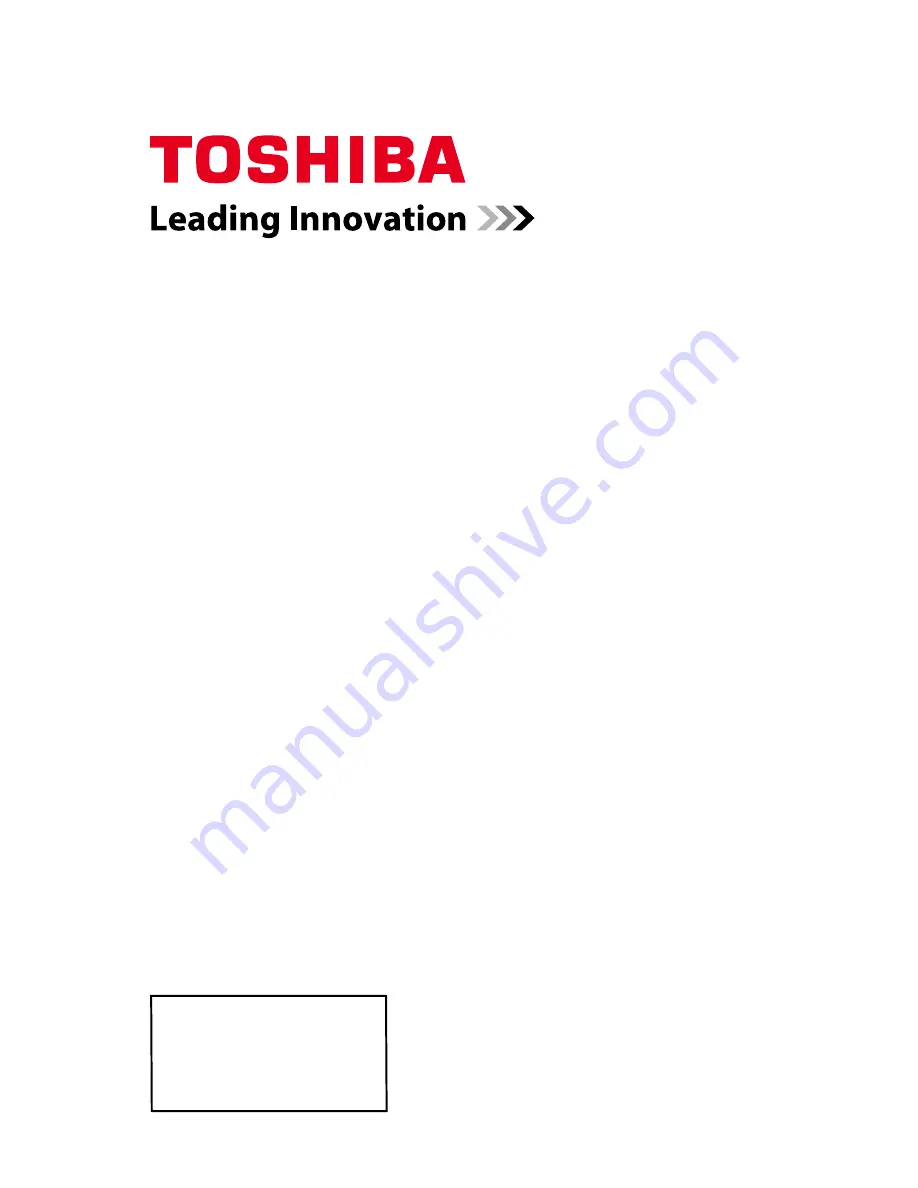 Toshiba 32L1400UC User Manual Download Page 1