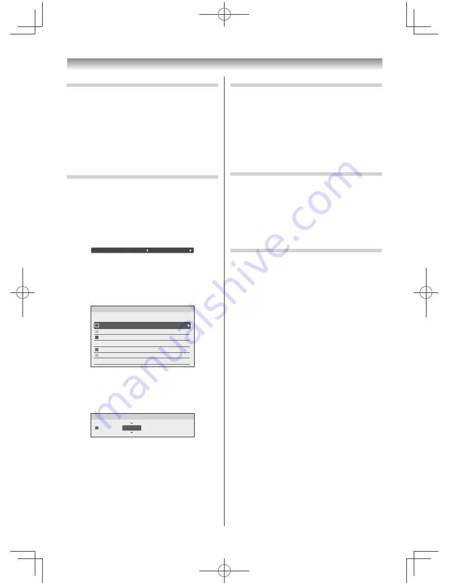 Toshiba 32L5400 Series Owner'S Manual Download Page 22