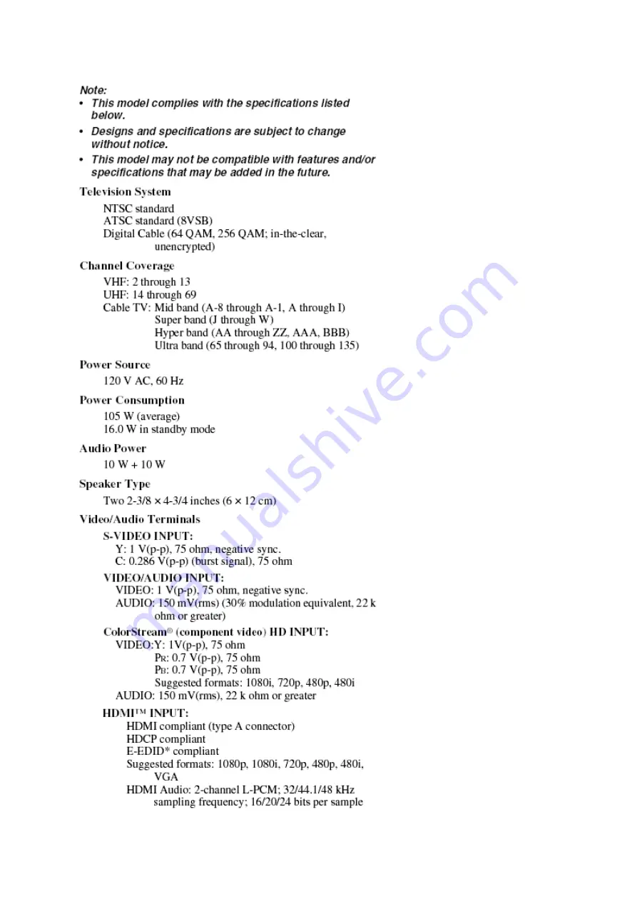 Toshiba 32LV17 Service Manual Download Page 37