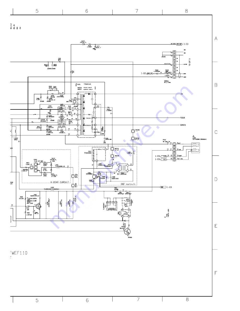 Toshiba 32SW9UA Service Manual Download Page 87