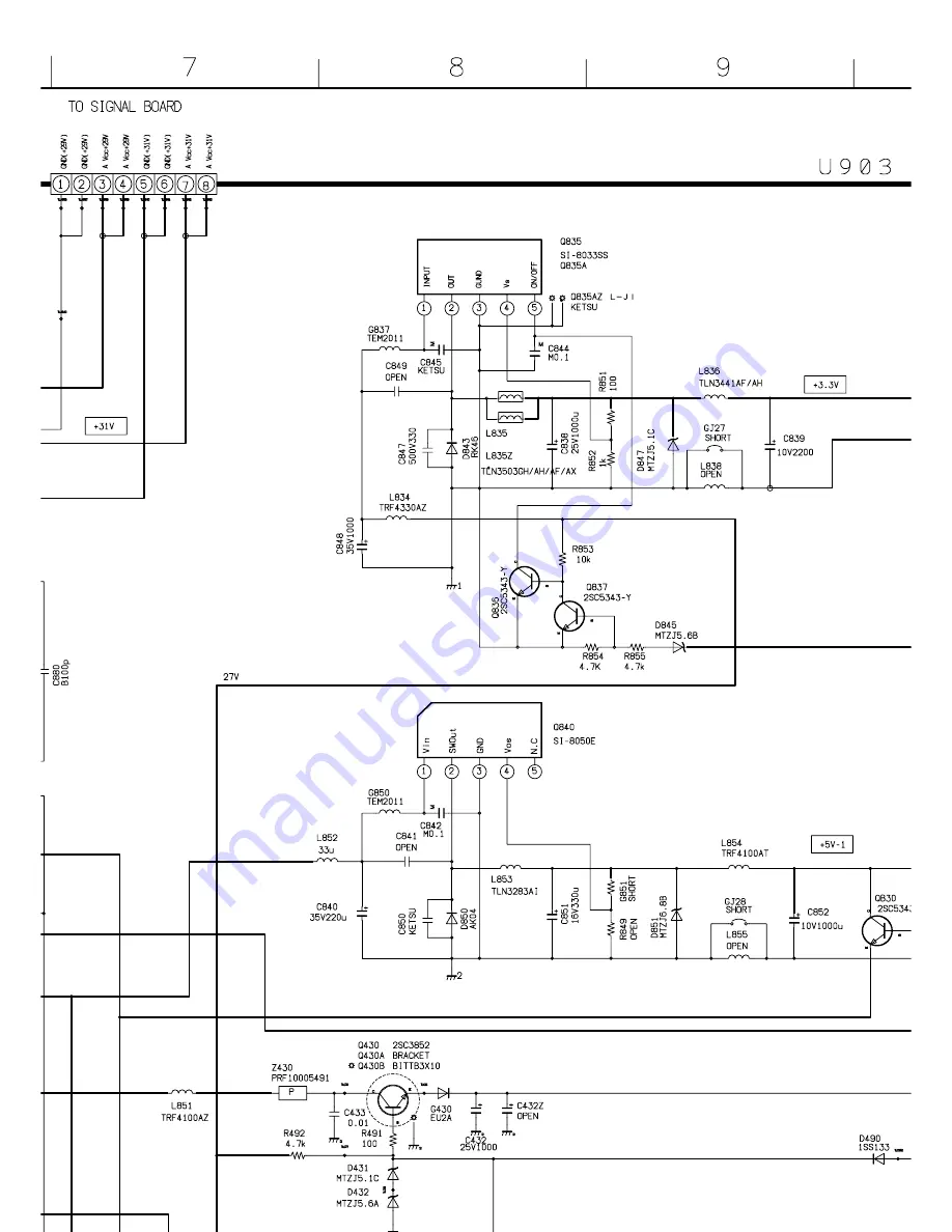 Toshiba 32SW9UA Service Manual Download Page 109