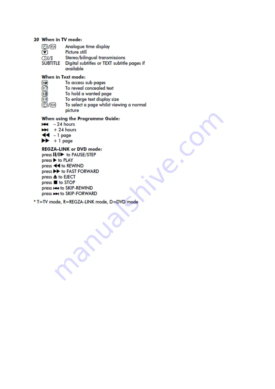 Toshiba 32XV566D Service Manual Download Page 20