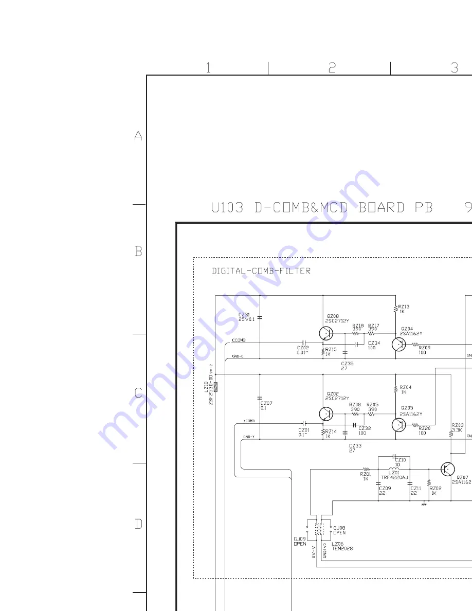 Toshiba 32ZD08B Service Manual Download Page 93