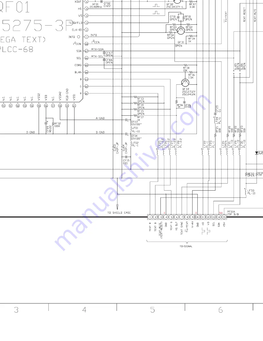 Toshiba 32ZD08B Service Manual Download Page 107