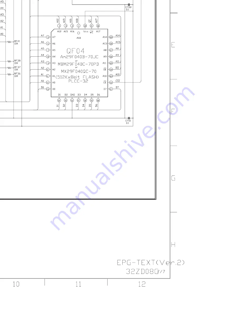 Toshiba 32ZD08B Service Manual Download Page 109