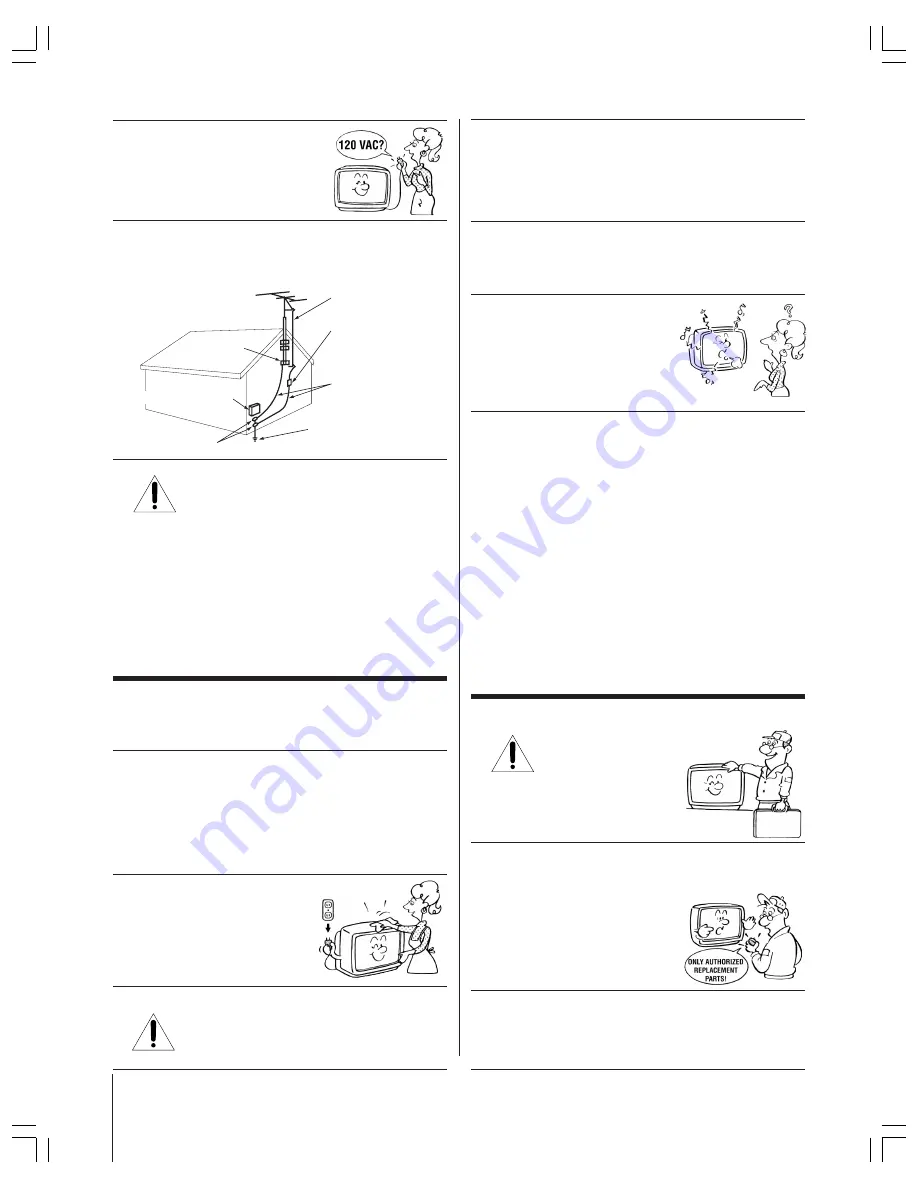 Toshiba 36HF12 Owner'S Manual Download Page 4