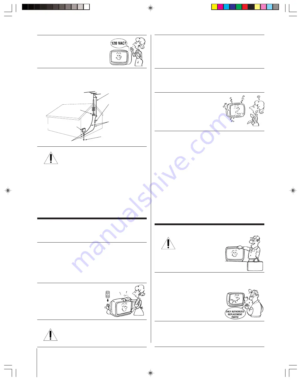 Toshiba 36HF13 Скачать руководство пользователя страница 4