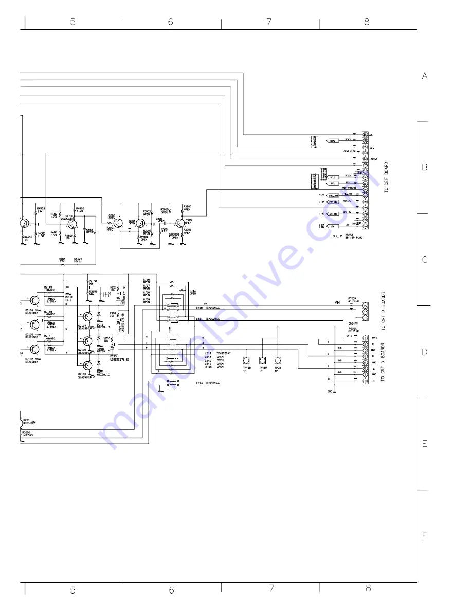 Toshiba 36SW9UA Service Manual Download Page 58