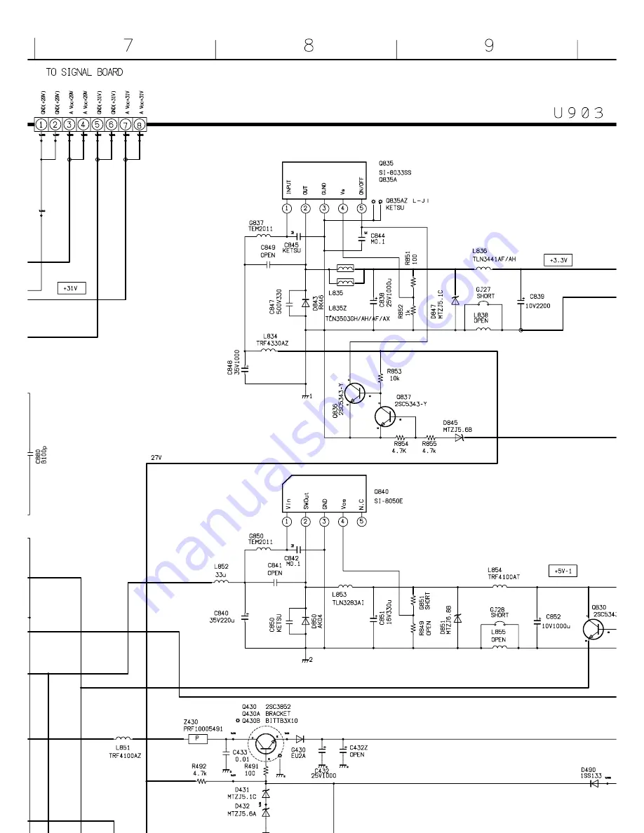 Toshiba 36SW9UA Service Manual Download Page 101